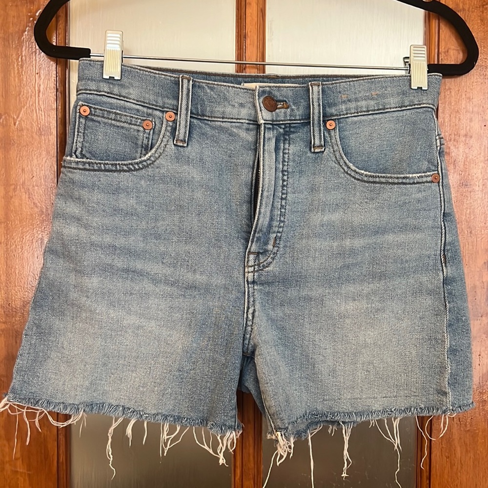 Madewell High Rise Denim Shorts